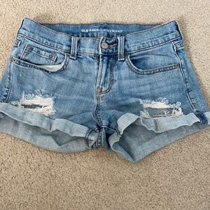 Old Navy boyfriend jean shorts